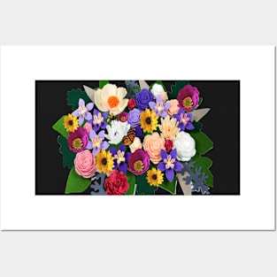 Flower bouquet Posters and Art